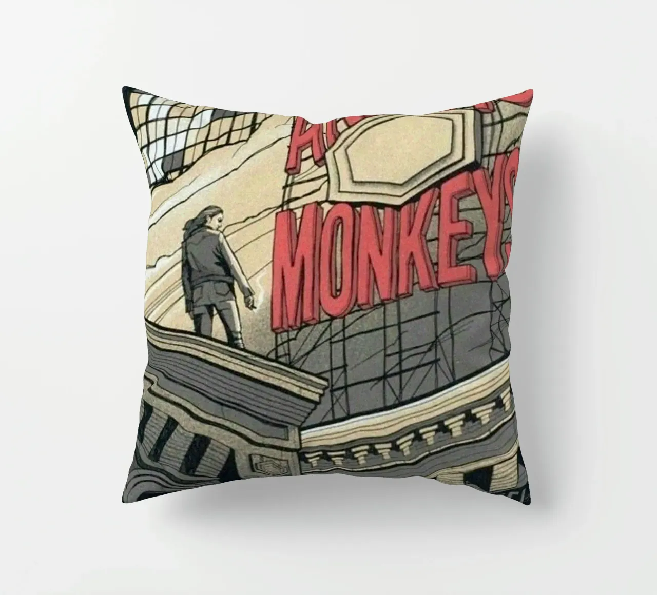 Sigarette d'argento sotto la pioggia cuscino da piareto