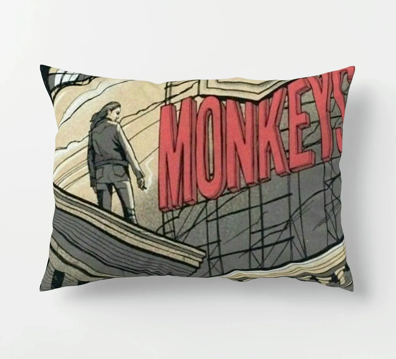 Sigarette d'argento sotto la pioggia cuscino da piareto