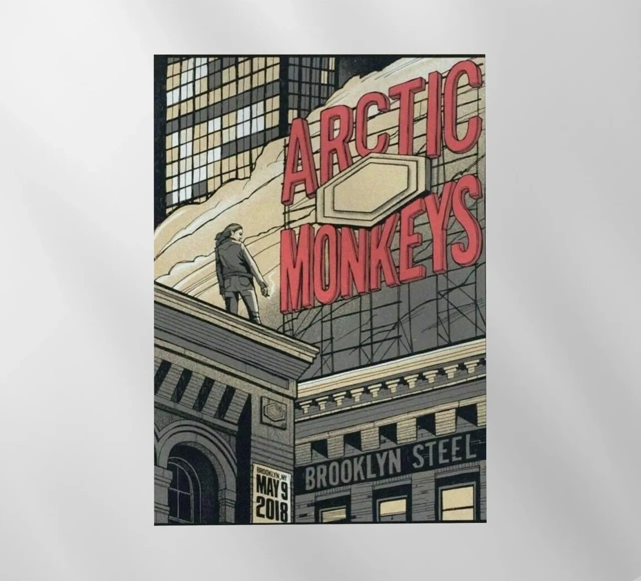 Sigarette d'argento sotto la pioggia pellicola backlit da piareto