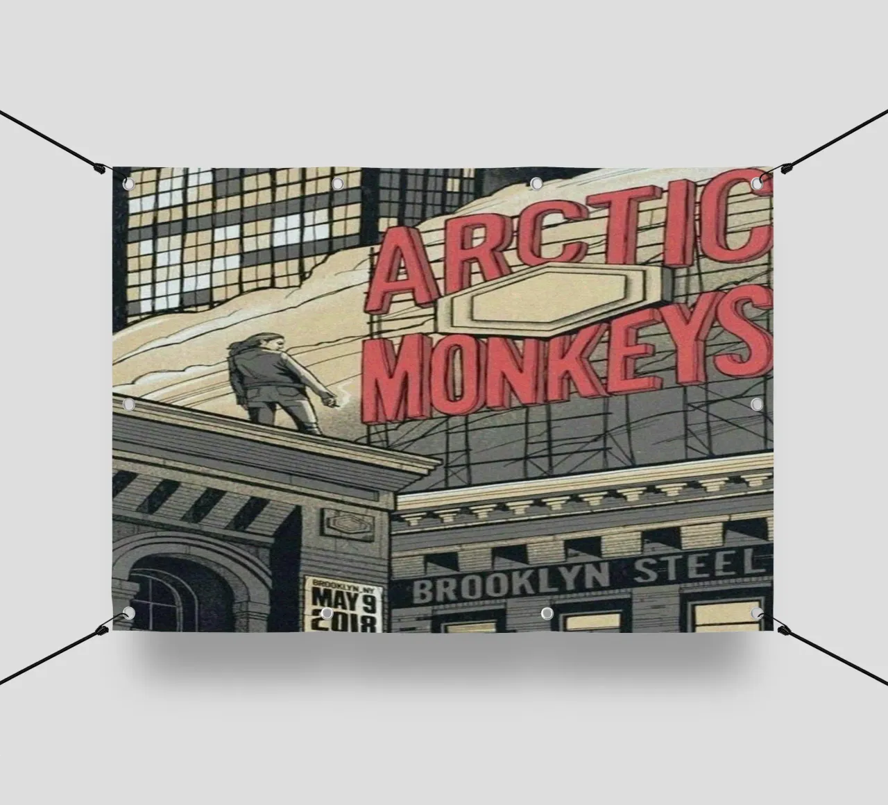 Sigarette d'argento sotto la pioggia telo in pvc da piareto