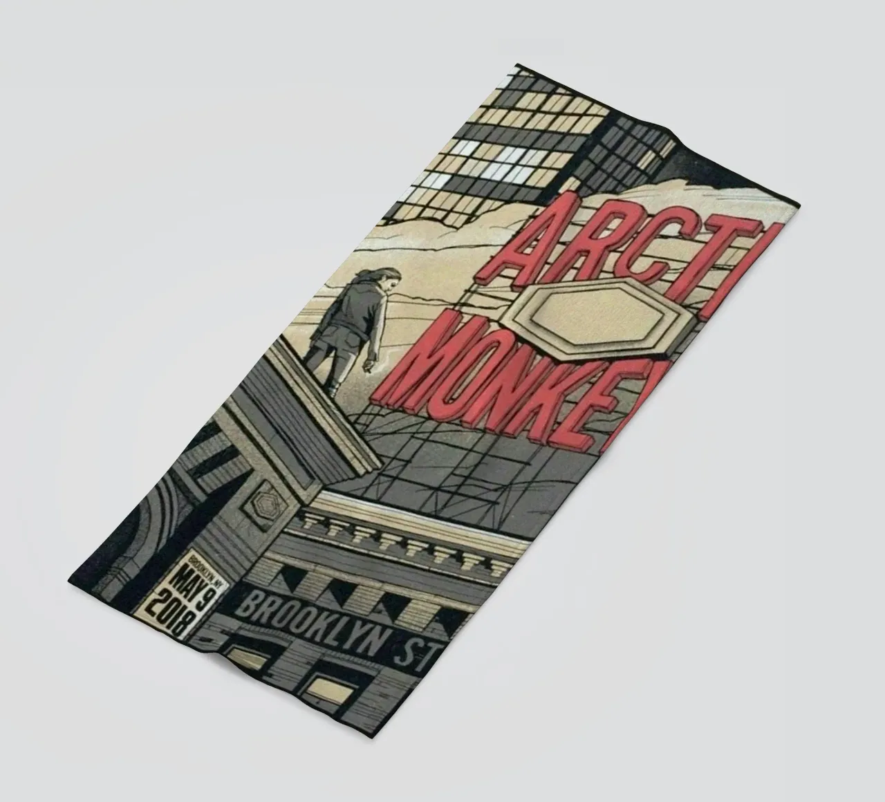 Sigarette d'argento sotto la pioggia telo mare da piareto