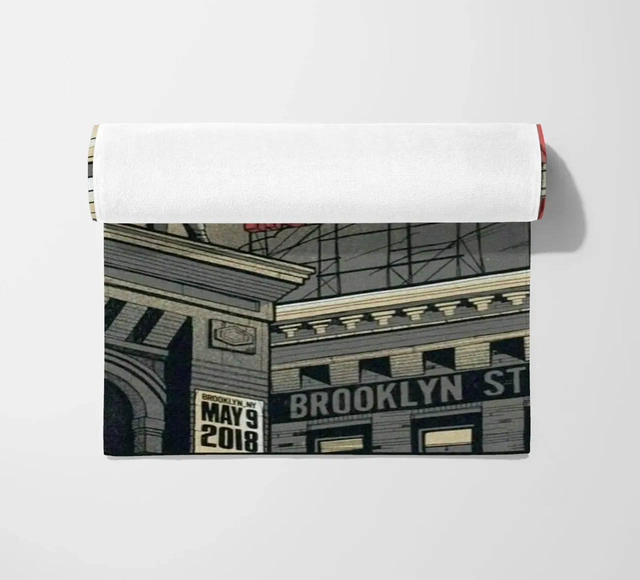 Sigarette d'argento sotto la pioggia telo mare da piareto