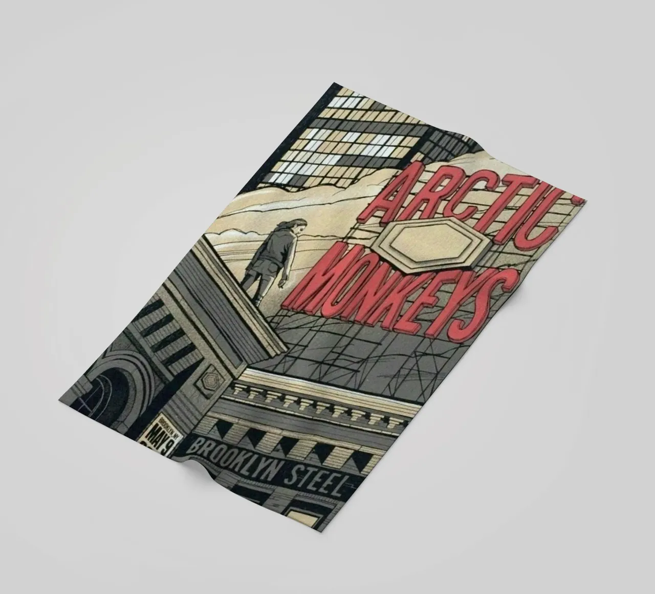 Sigarette d'argento sotto la pioggia telo mare da piareto