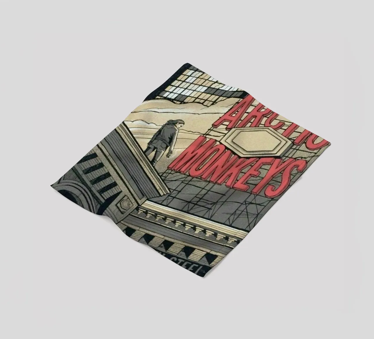 Sigarette d'argento sotto la pioggia coperta in pile da piareto