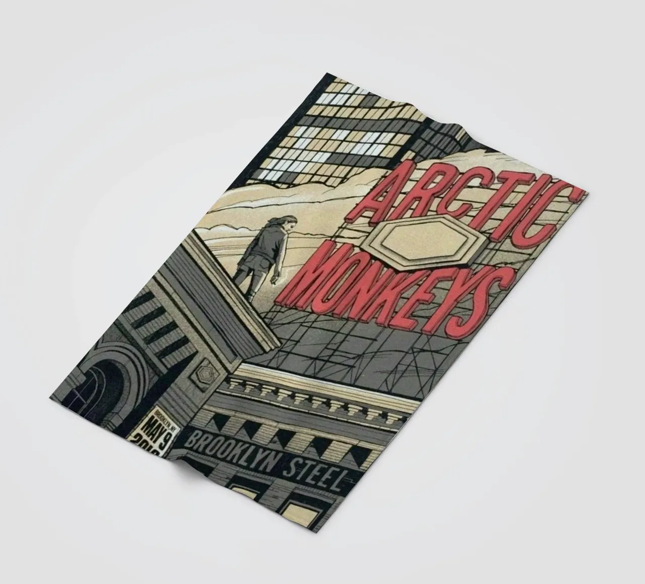 Sigarette d'argento sotto la pioggia coperta in pile da piareto