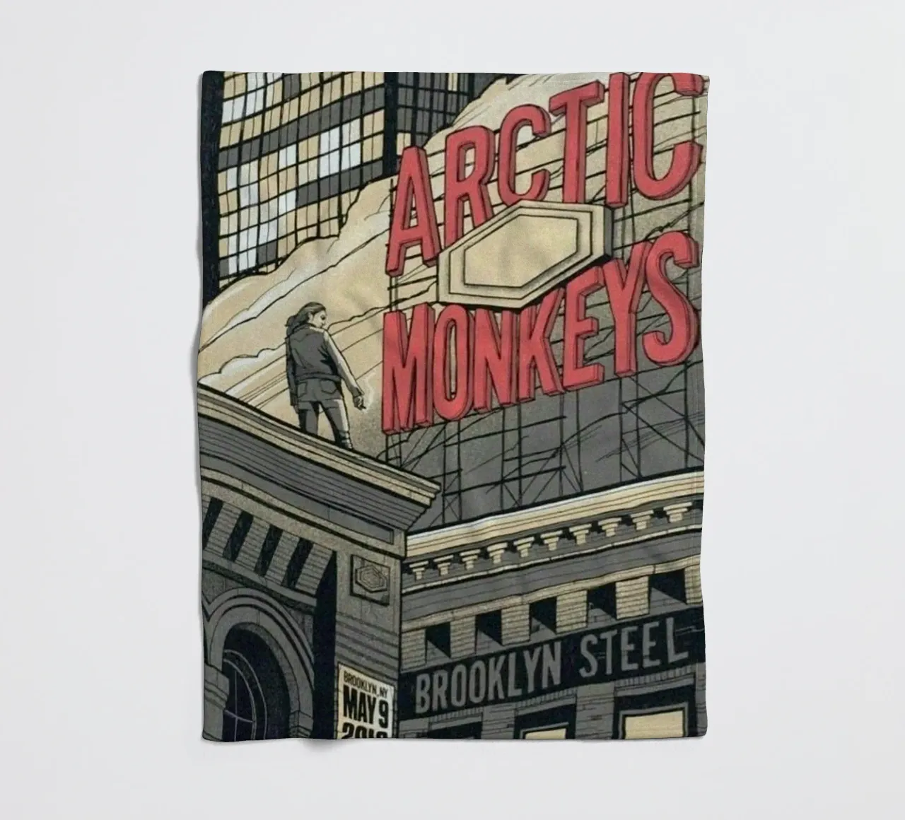 Sigarette d'argento sotto la pioggia coperta in pile da piareto