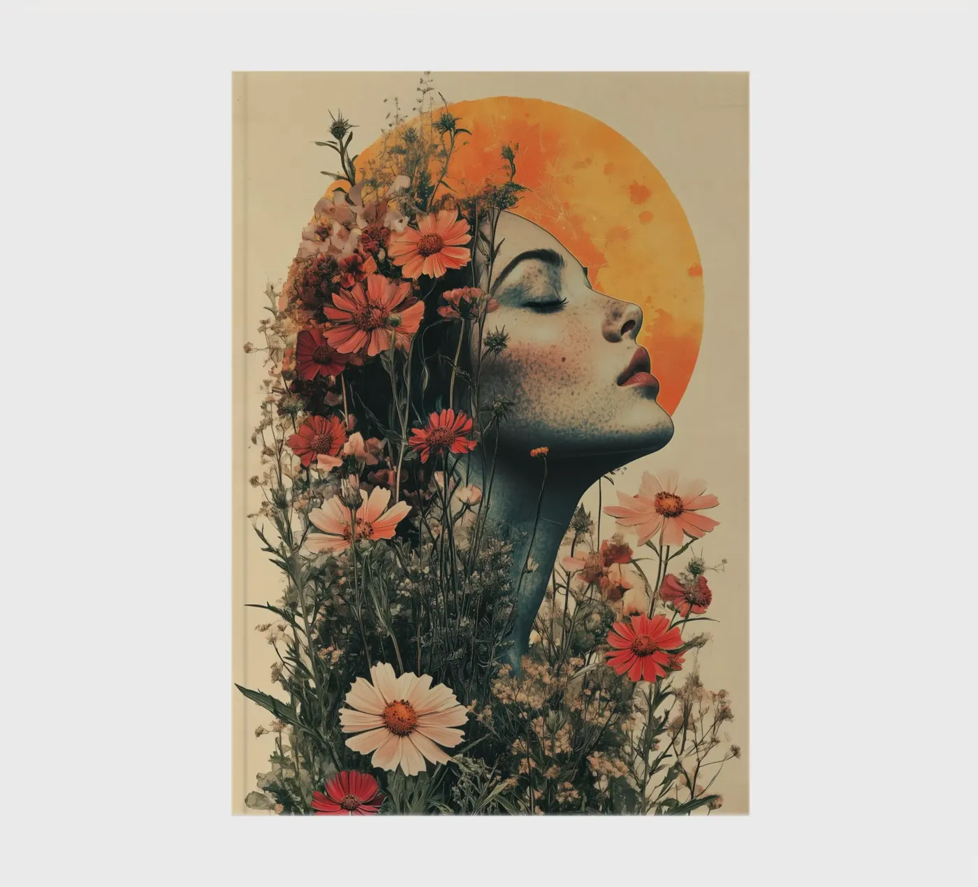 Moon Flower notebook by Tameo