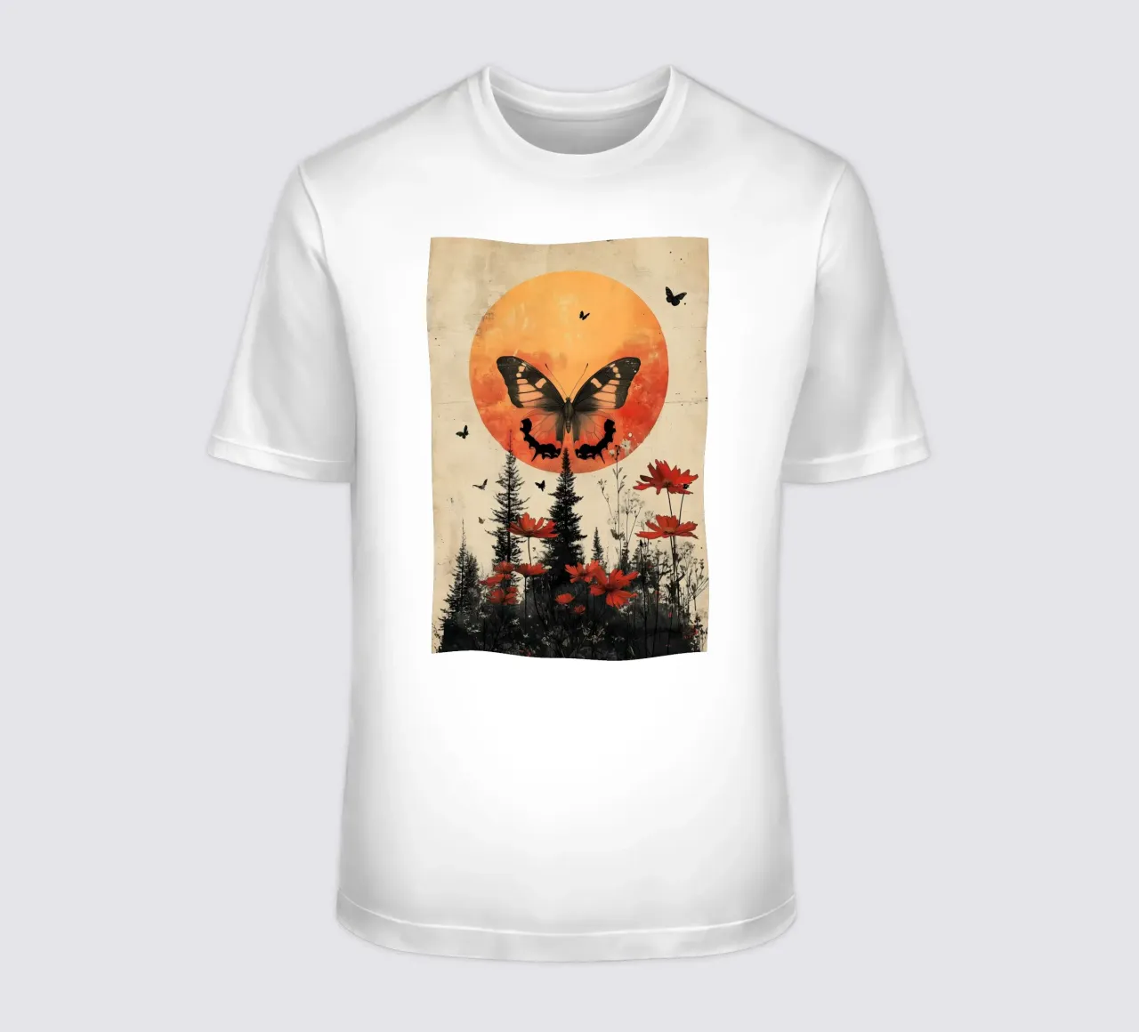 Luna a farfalla t-shirt da Tameo
