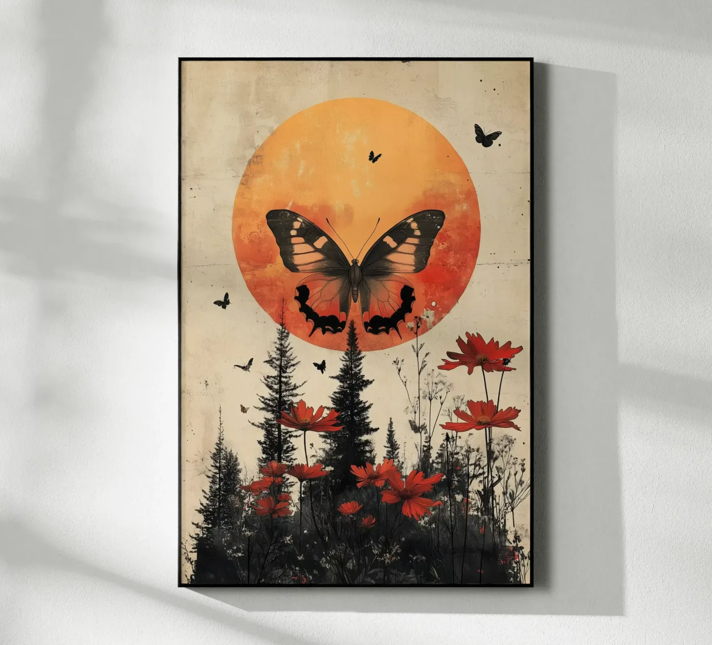 Schmetterlingsmond Acryl-Glas von Tameo