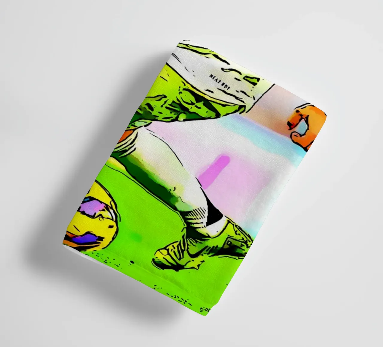 Luka Modrić Controls the Game for Real Madrid towel by dark eagle