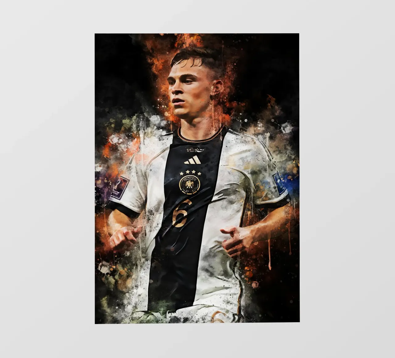 Joshua Kimmich telo in pvc da MasterInkArt