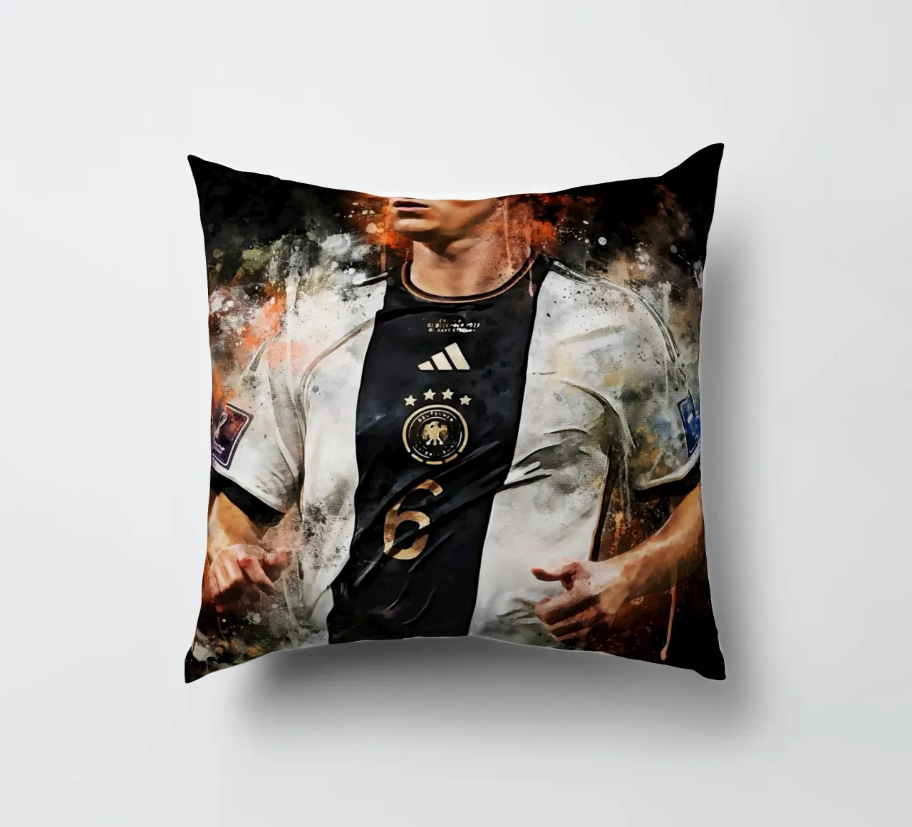 Joshua Kimmich cuscino da MasterInkArt