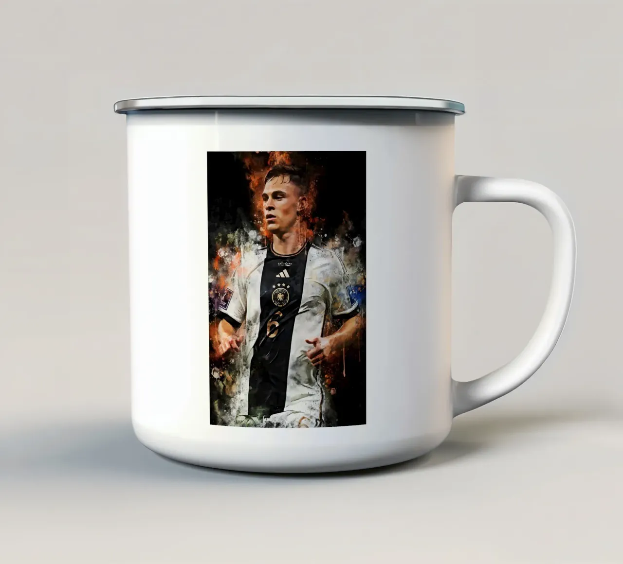 Joshua Kimmich tazza in smalto da MasterInkArt