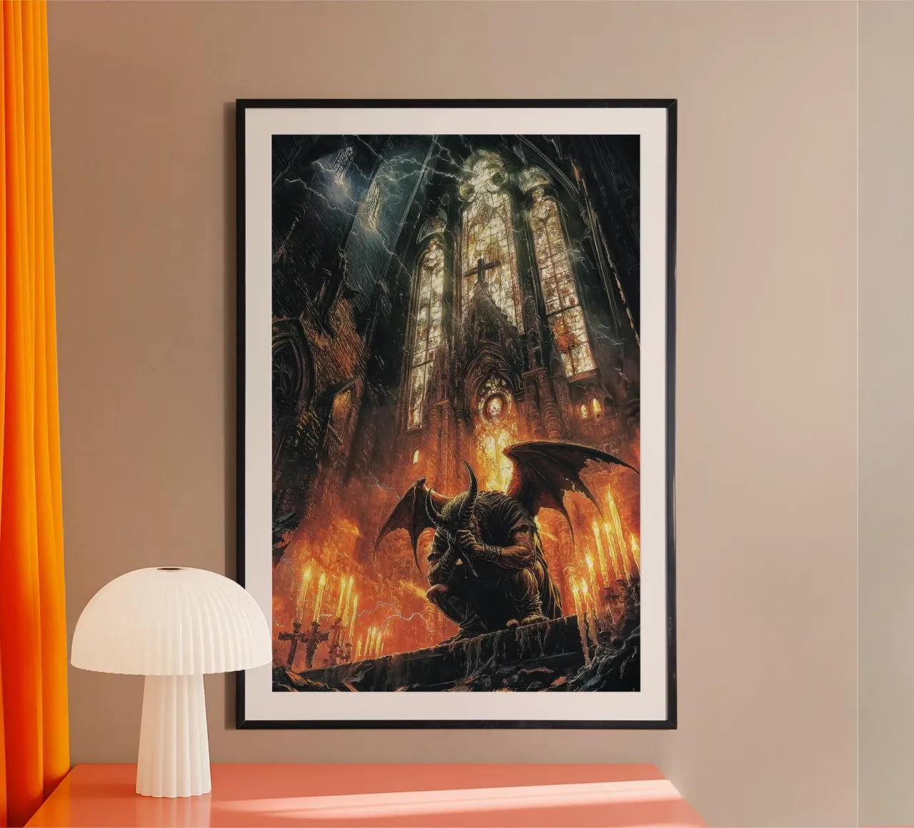 Tristezza di Bettina Dittmann poster con telaio in plastica da Jesse