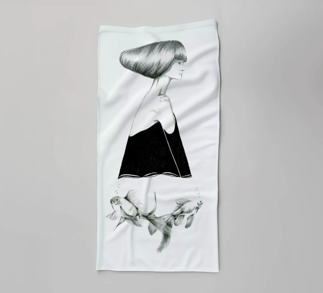 B1 badhanddoek van youdesignme