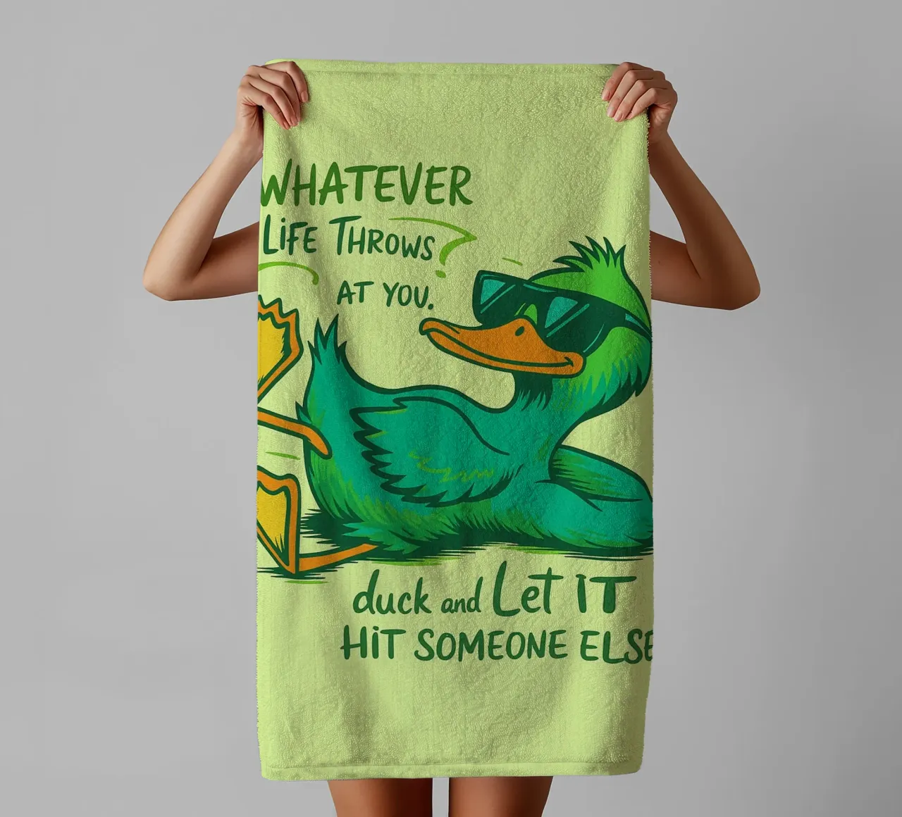 duck let it it towel by paroongs