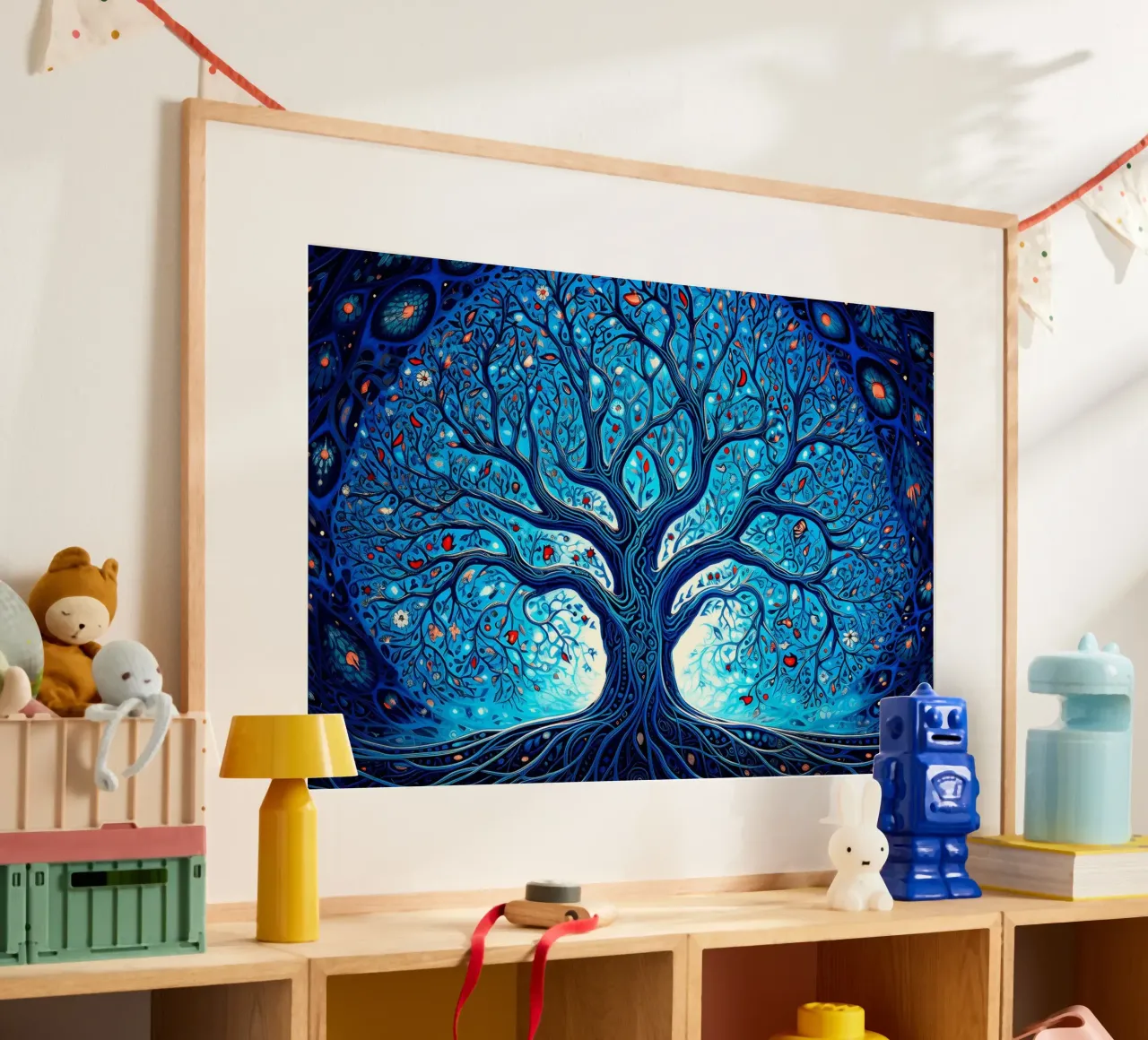 Albero della vita ll poster con telaio in alluminio da Jesse