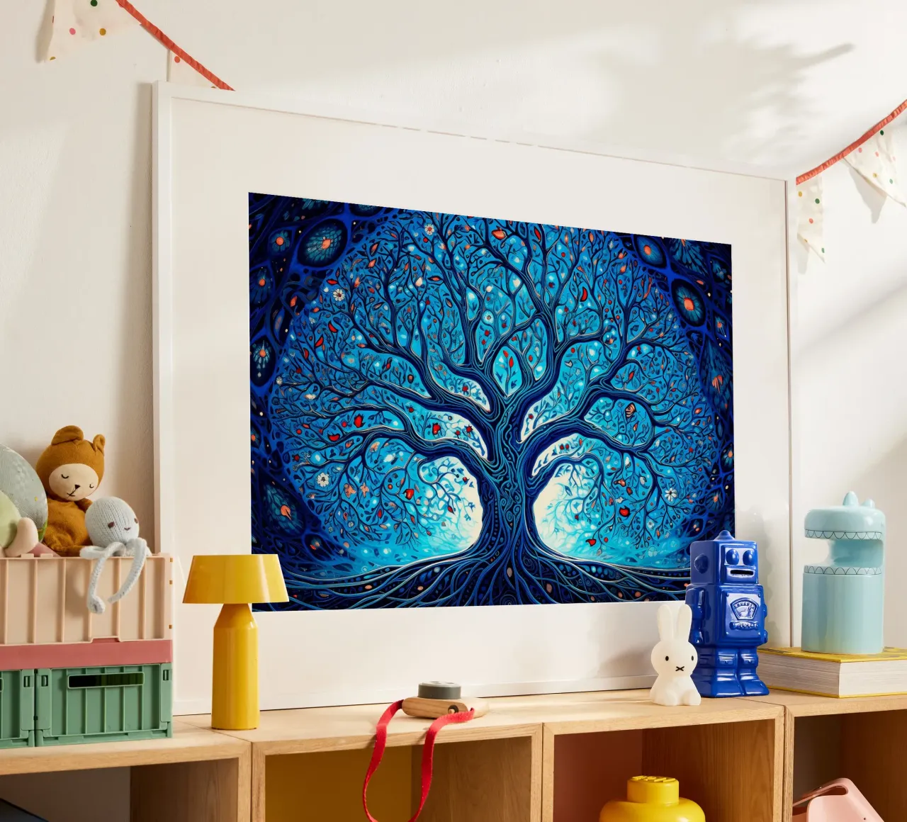 Albero della vita ll poster con telaio in alluminio da Jesse