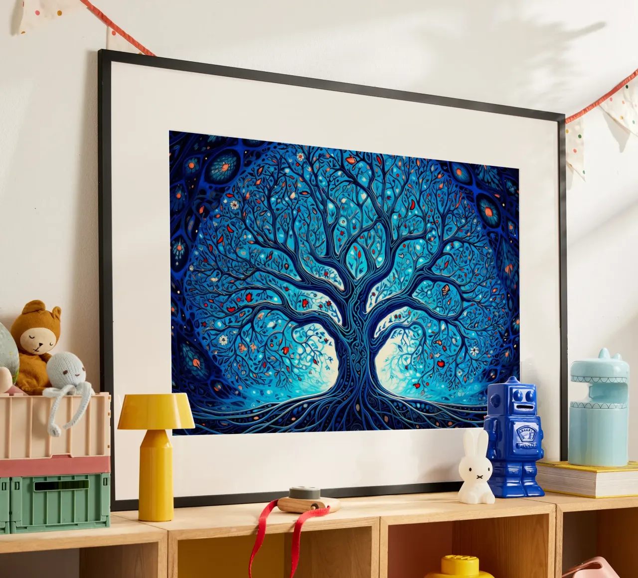 Albero della vita ll poster con telaio in alluminio da Jesse