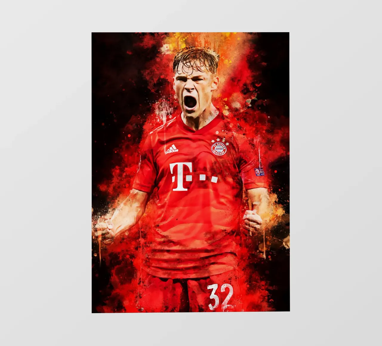 Joshua Kimmich pellicola backlit da MasterInkArt