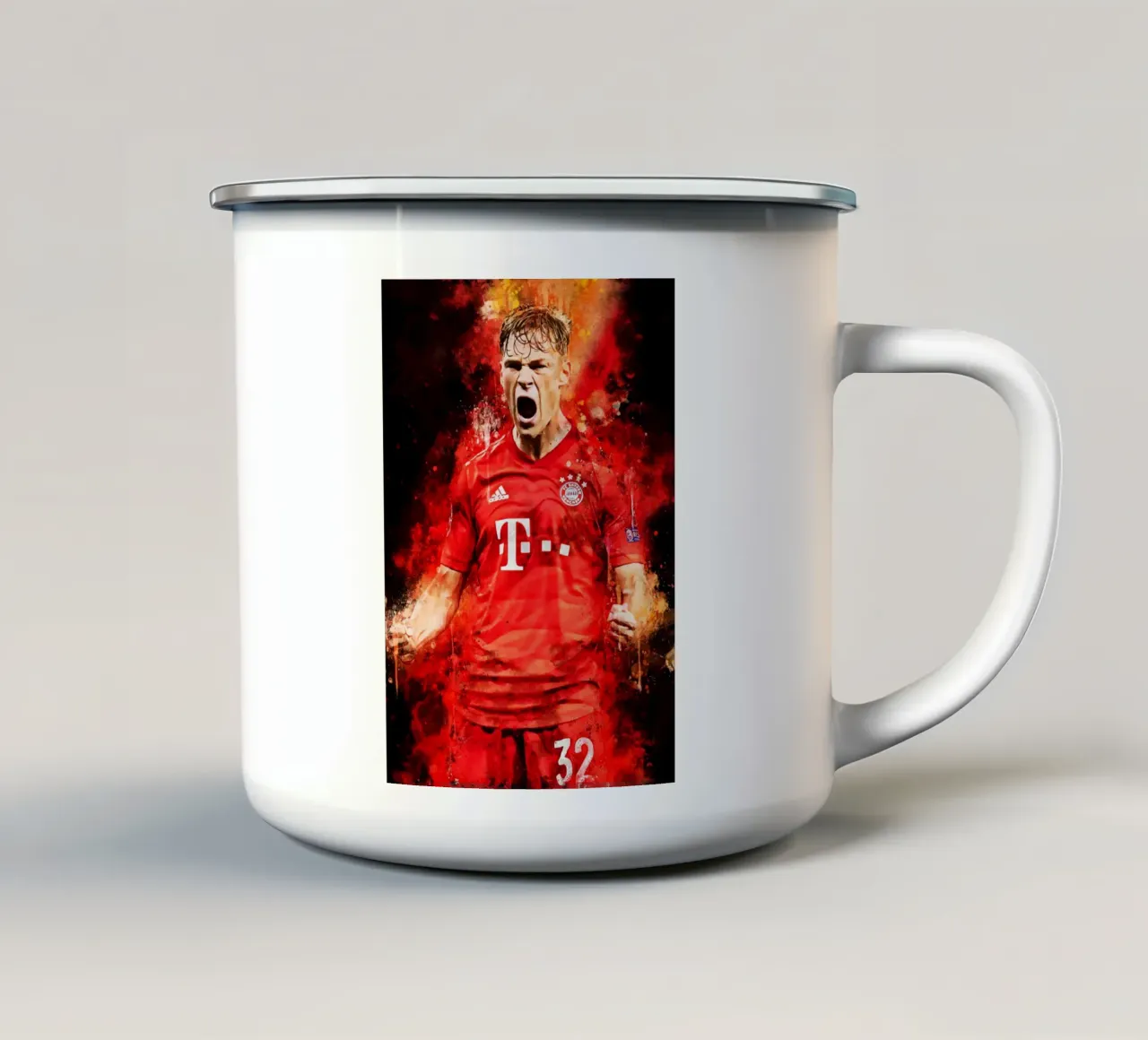 Joshua Kimmich tazza in smalto da MasterInkArt
