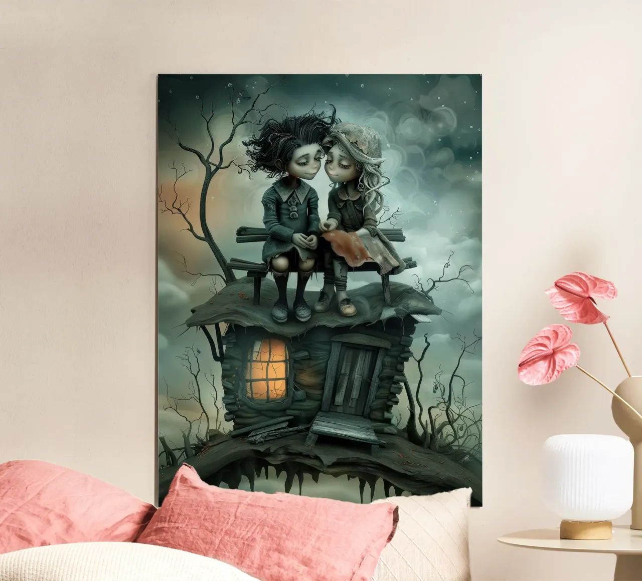 Il vero amore poster con telaio in plastica da Jesse