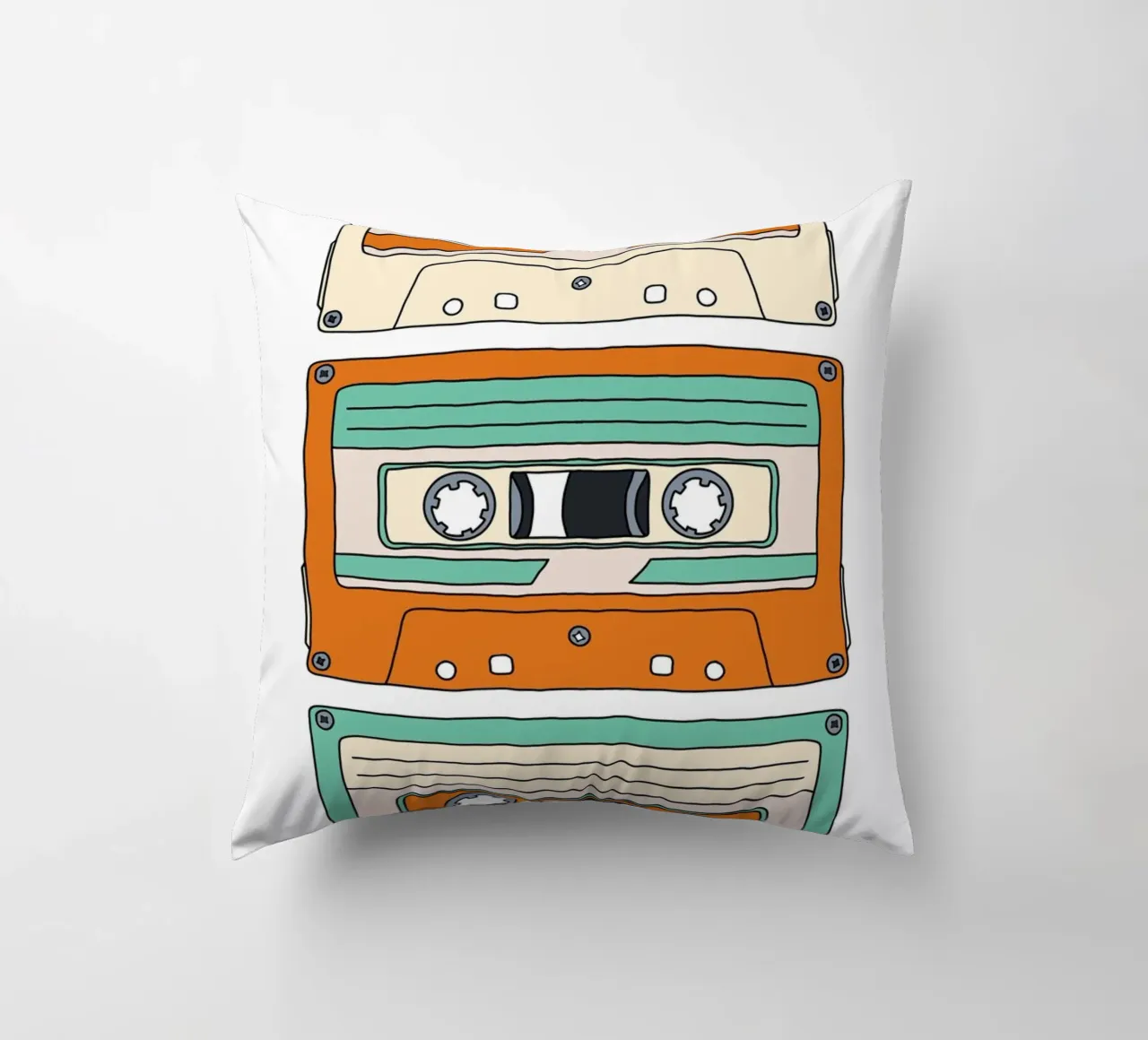 Retro Mixtape cuscino da BAINAI