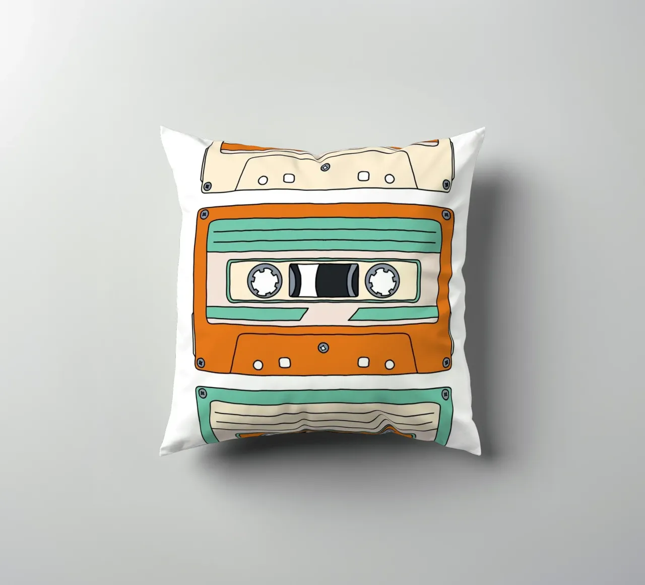 Retro Mixtape cuscino da BAINAI