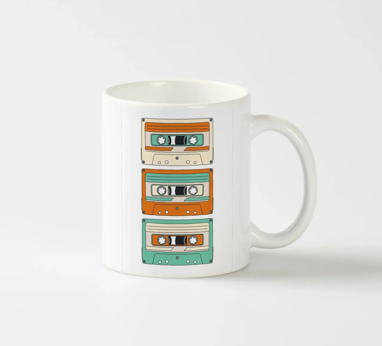 Retro Mixtape tazza in ceramica da BAINAI