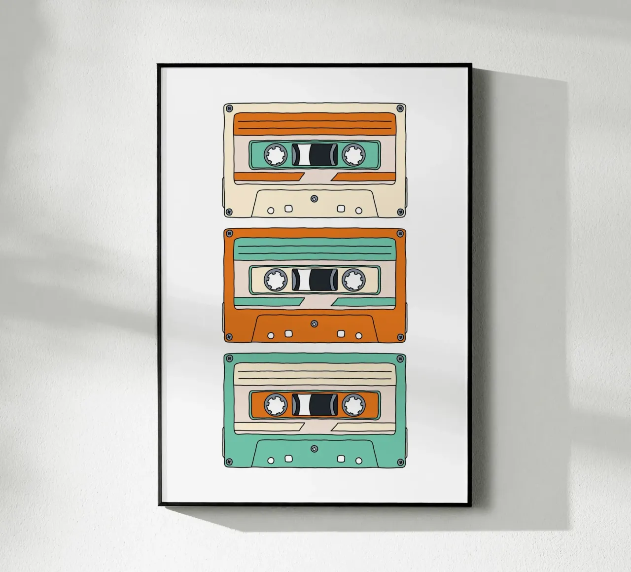 Retro Mixtape plexiglass da BAINAI