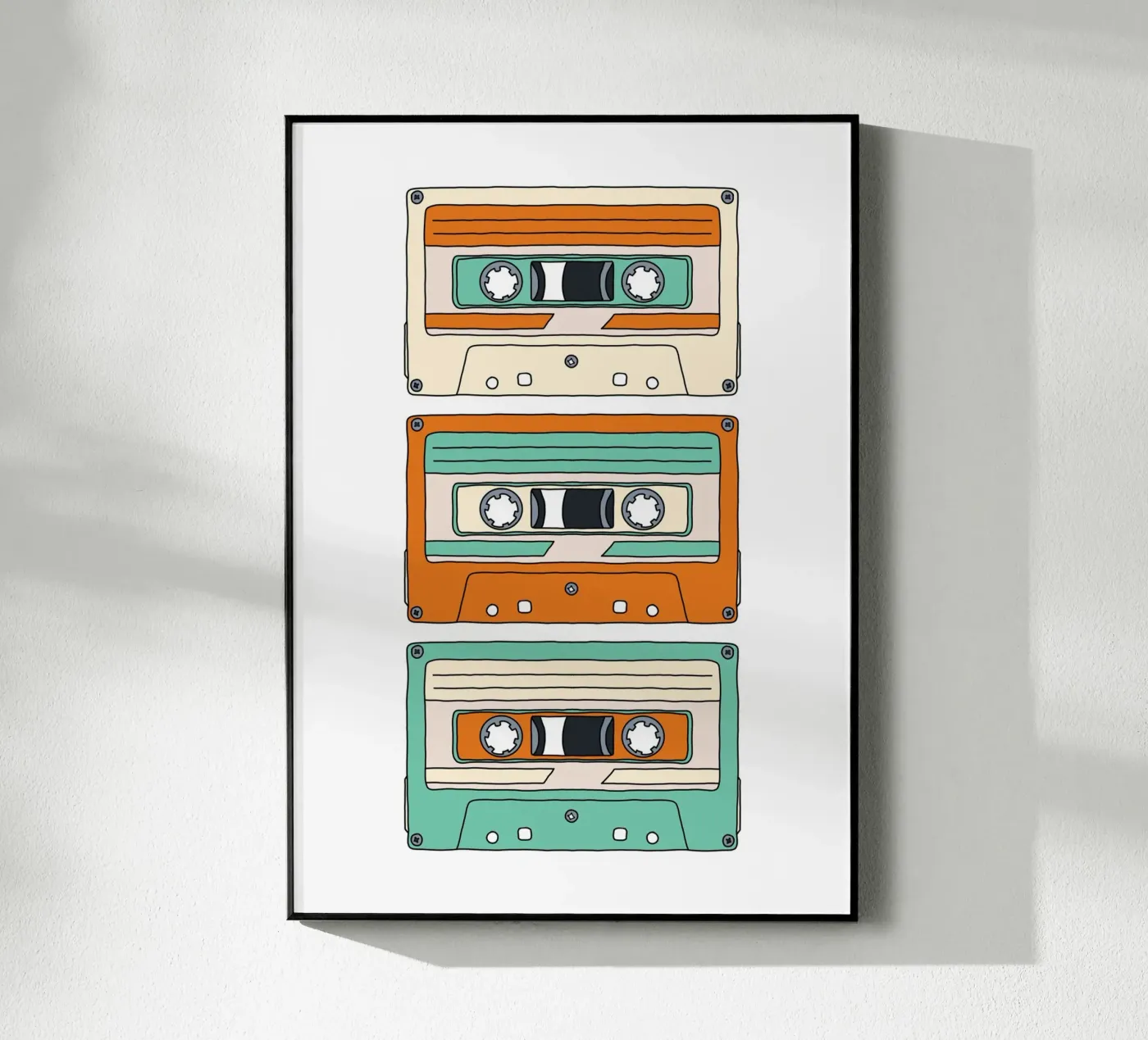 Retro Mixtape plexiglas de BAINAI