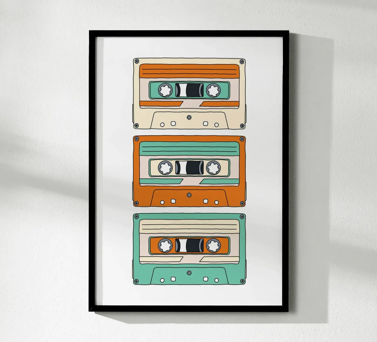 Retro Mixtape carta hahnemühle da BAINAI