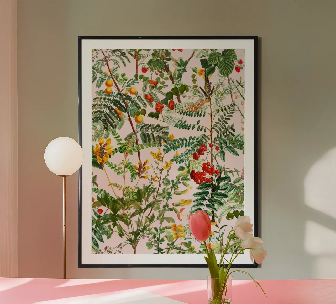 Summer Dreams IV poster con telaio in plastica da burcukorkmazyurek