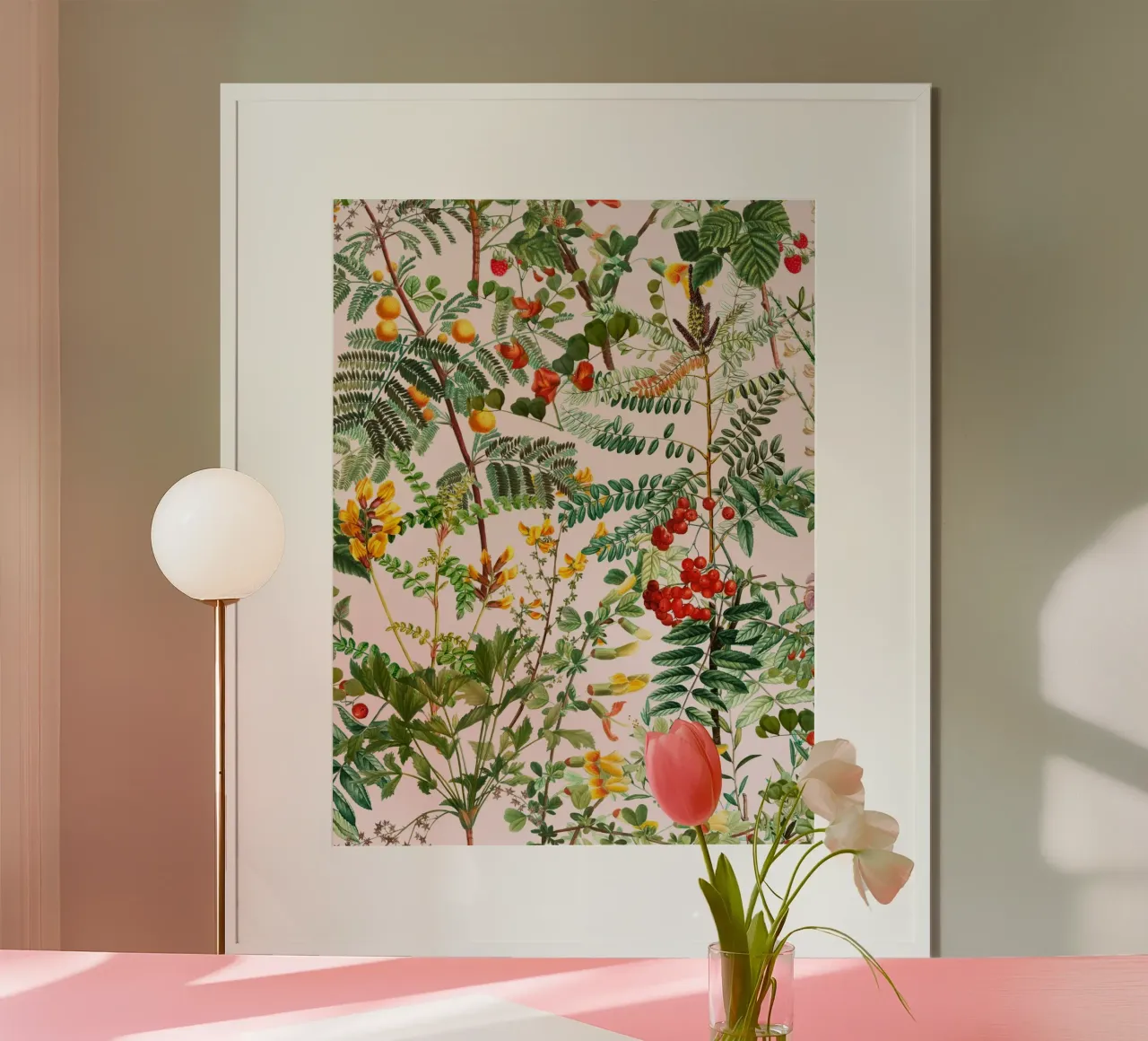 Summer Dreams IV poster con telaio in plastica da burcukorkmazyurek