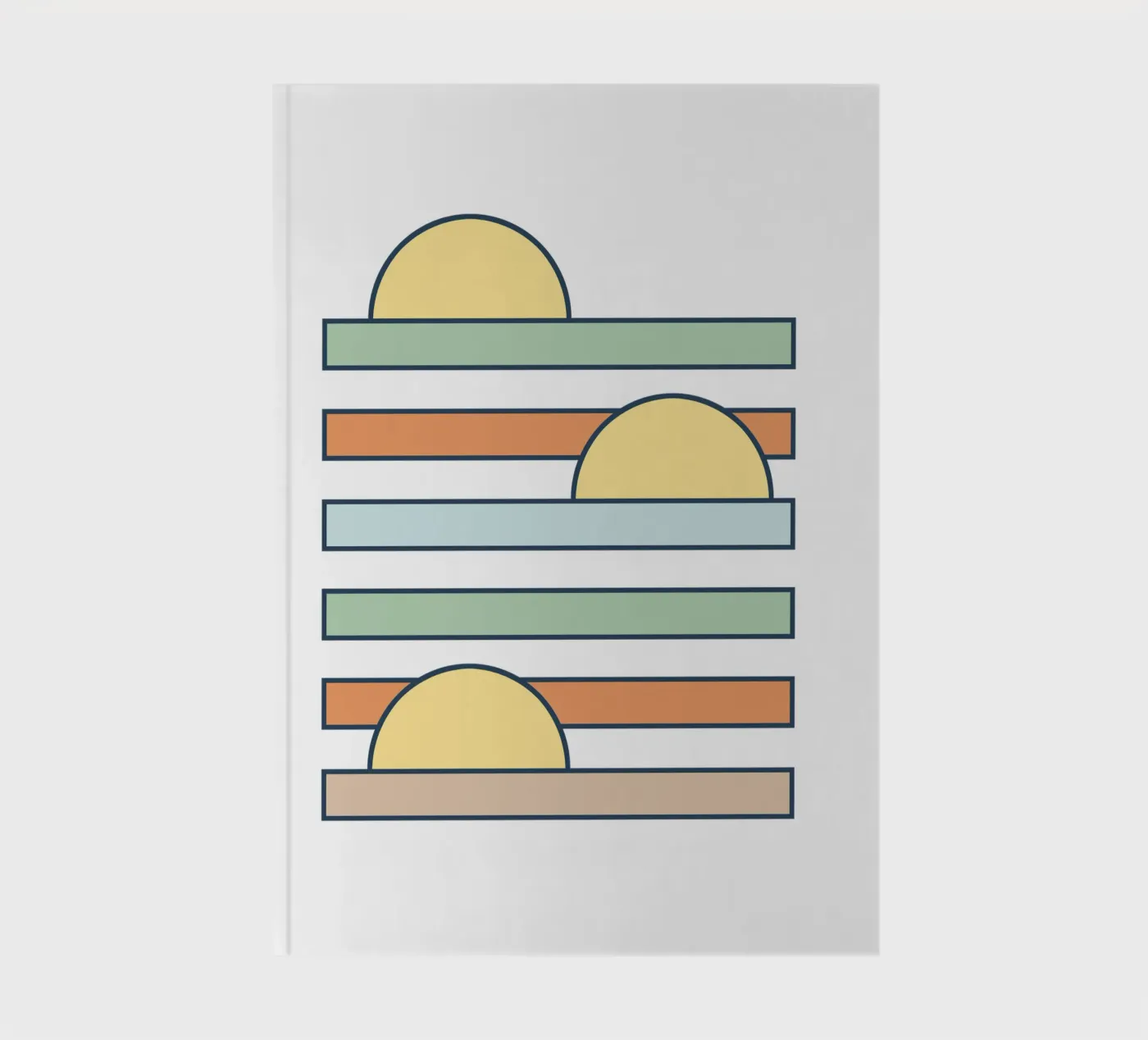 Sun drop notebook by BAINAI