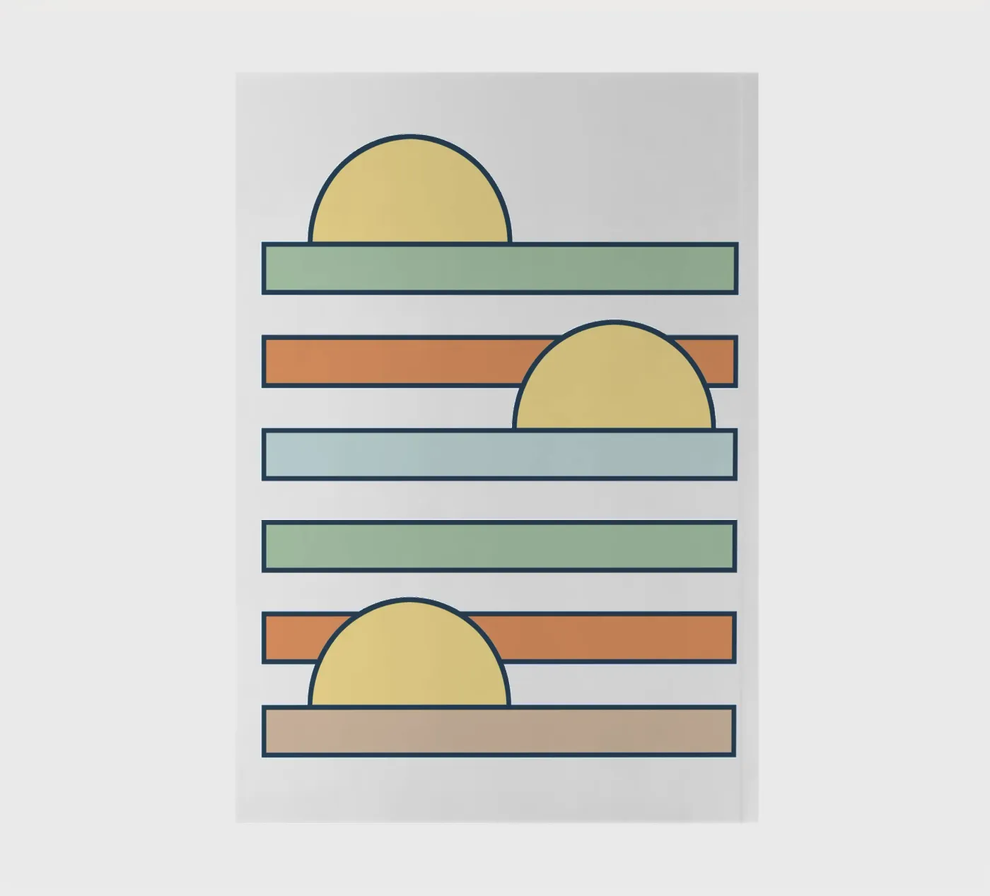 Sun drop notebook by BAINAI