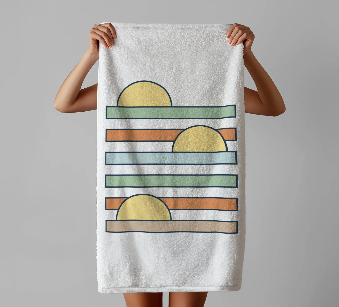 Sun drop badhanddoek van BAINAI