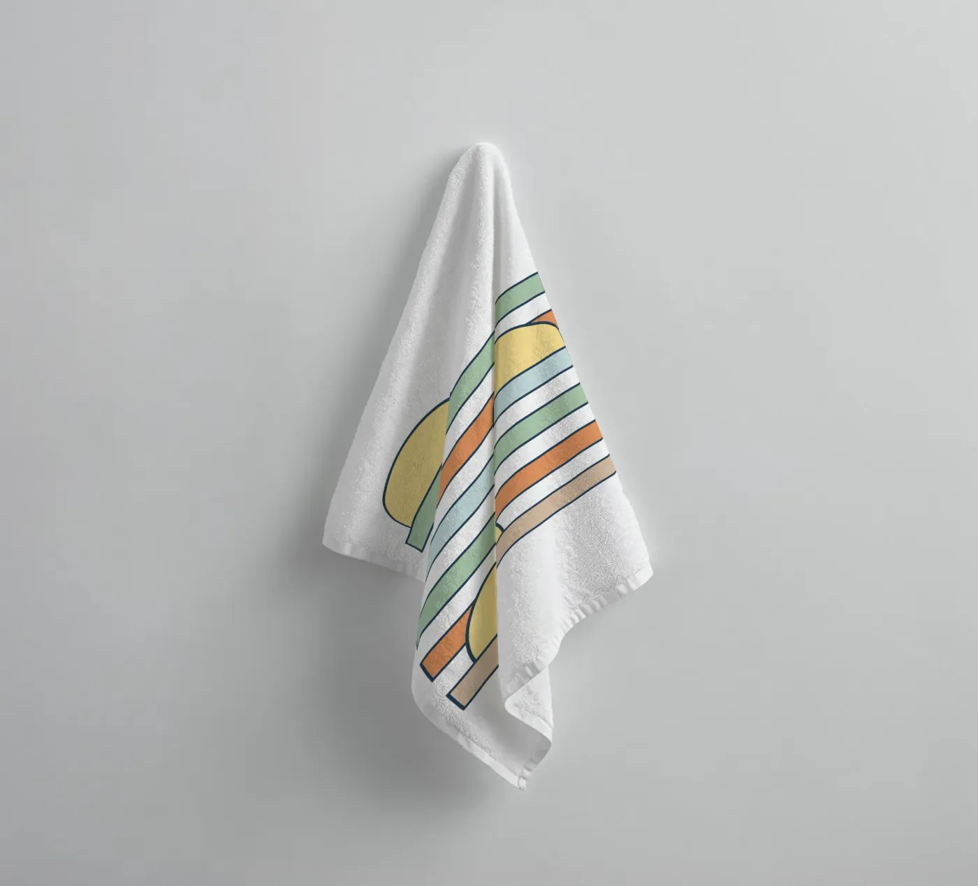 Sun drop towel by BAINAI