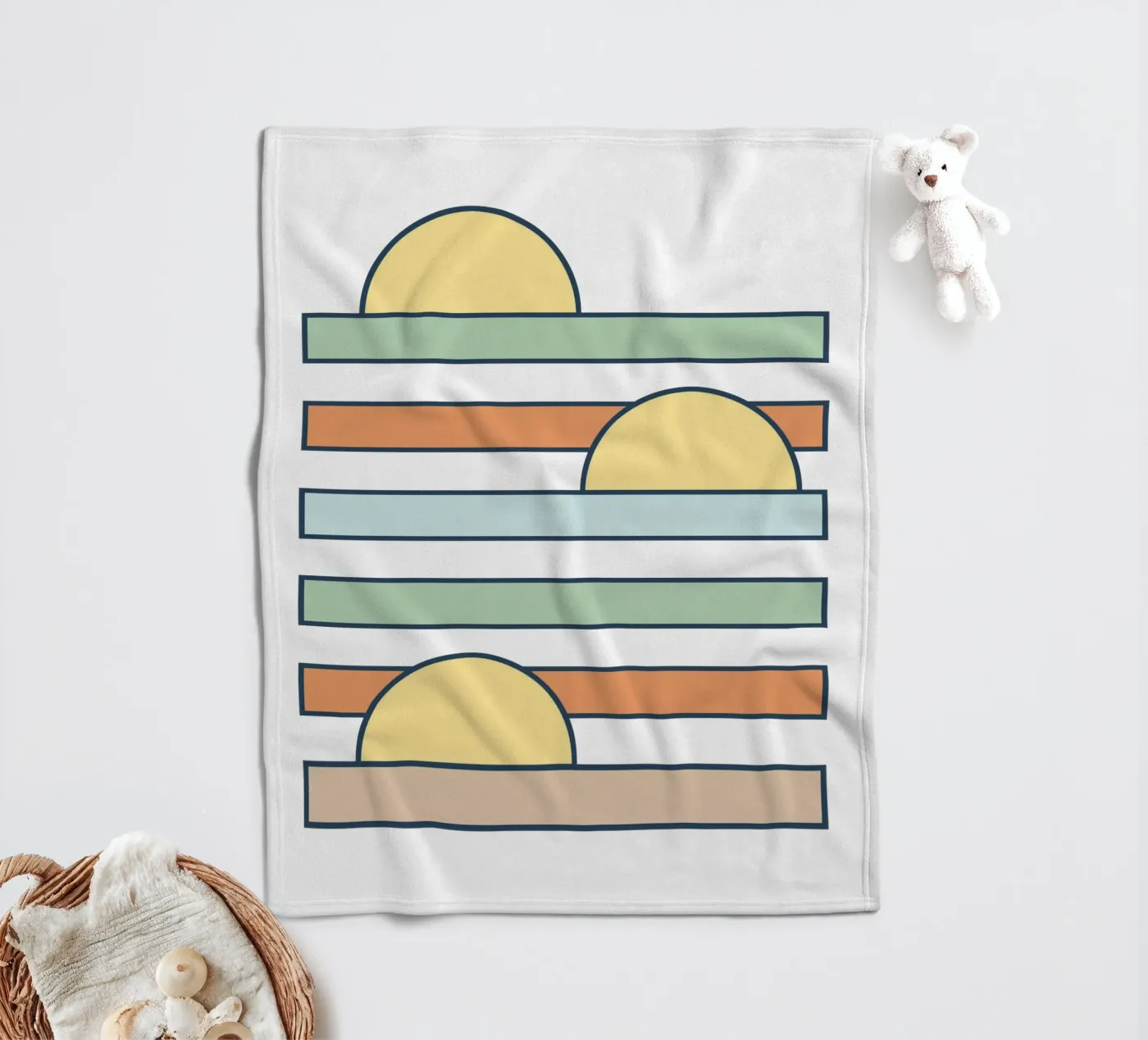 Sun drop Fleecedecke von BAINAI