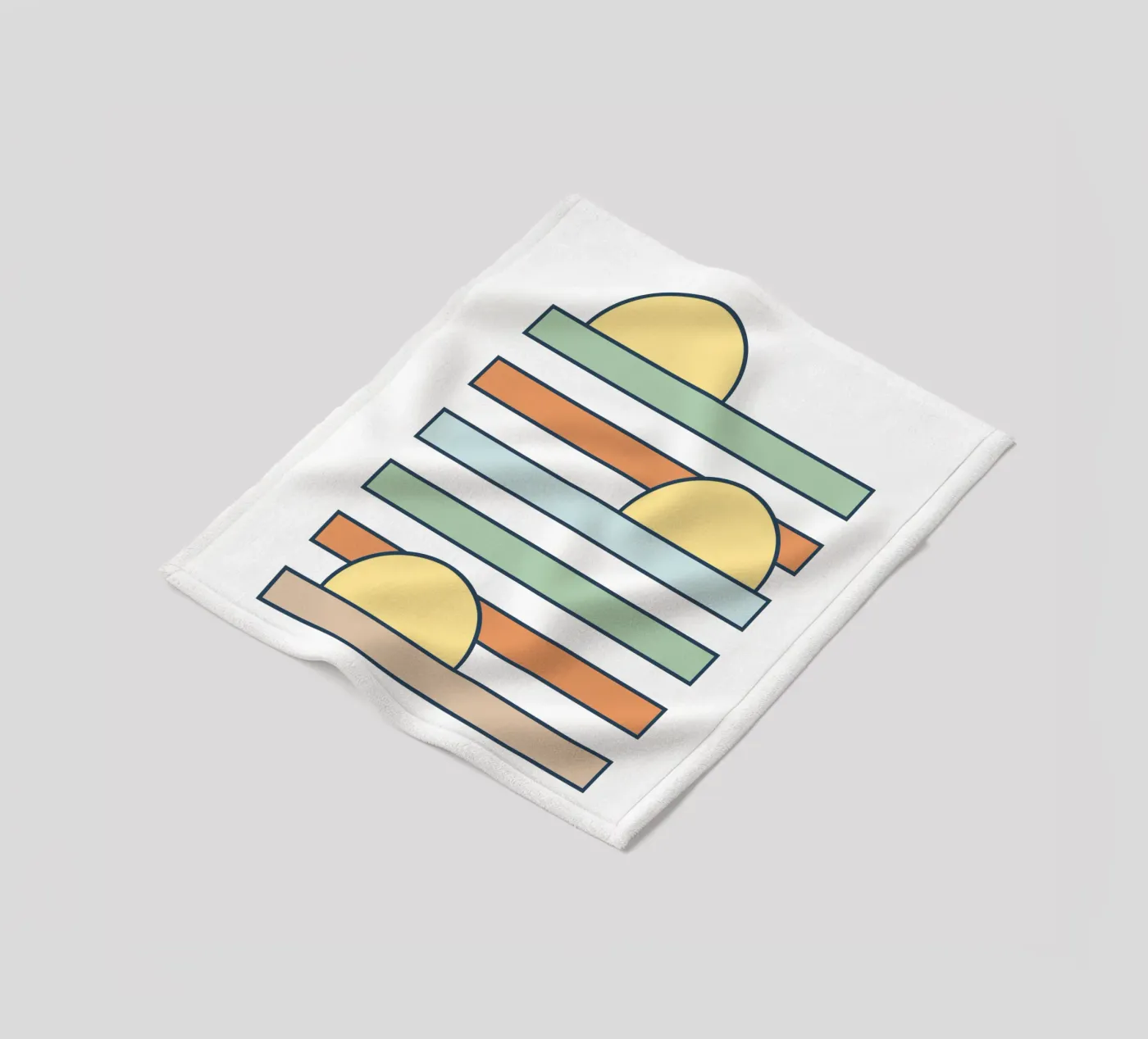 Sun drop fleece blanket by BAINAI
