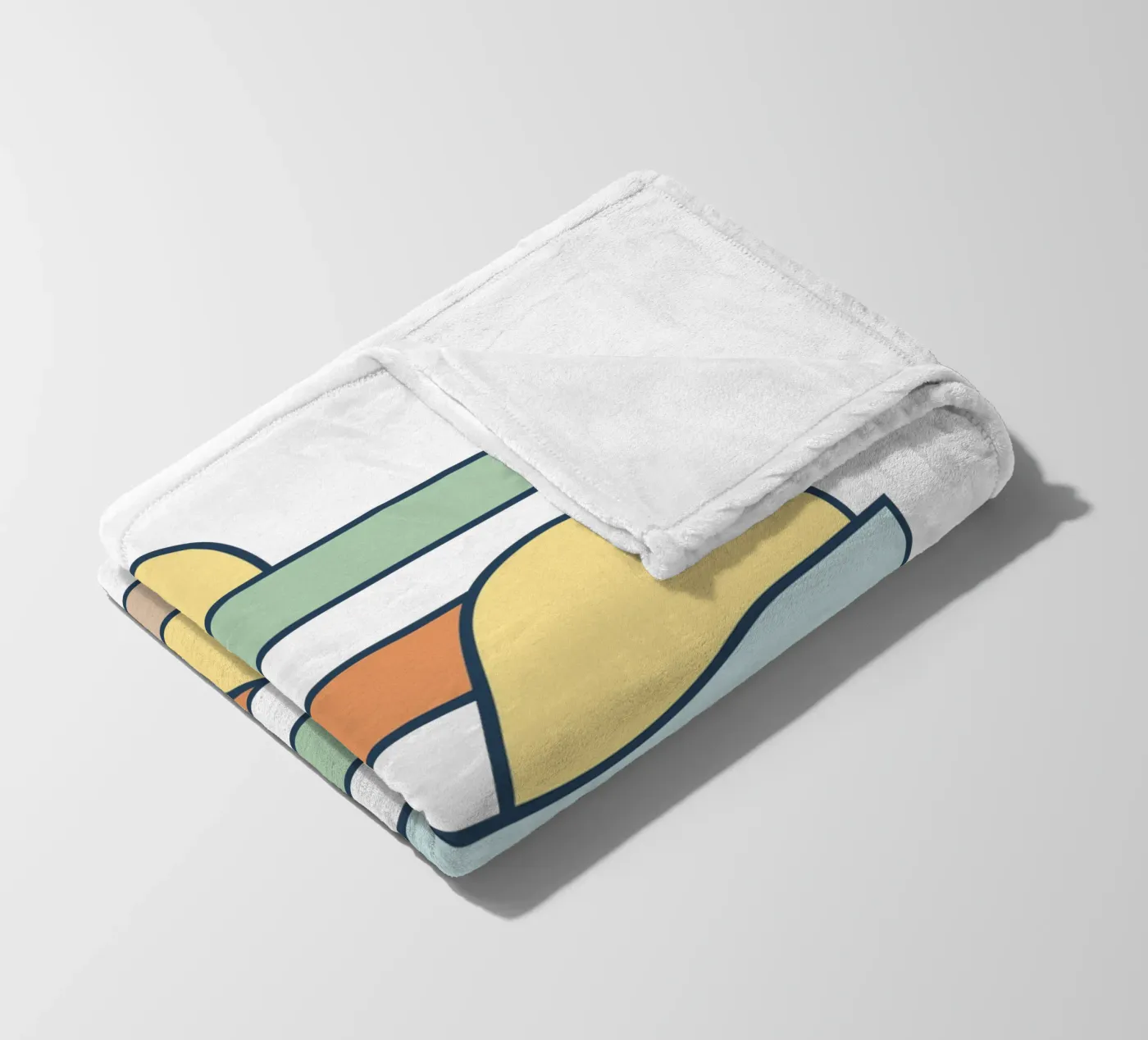 Sun drop fleece blanket by BAINAI