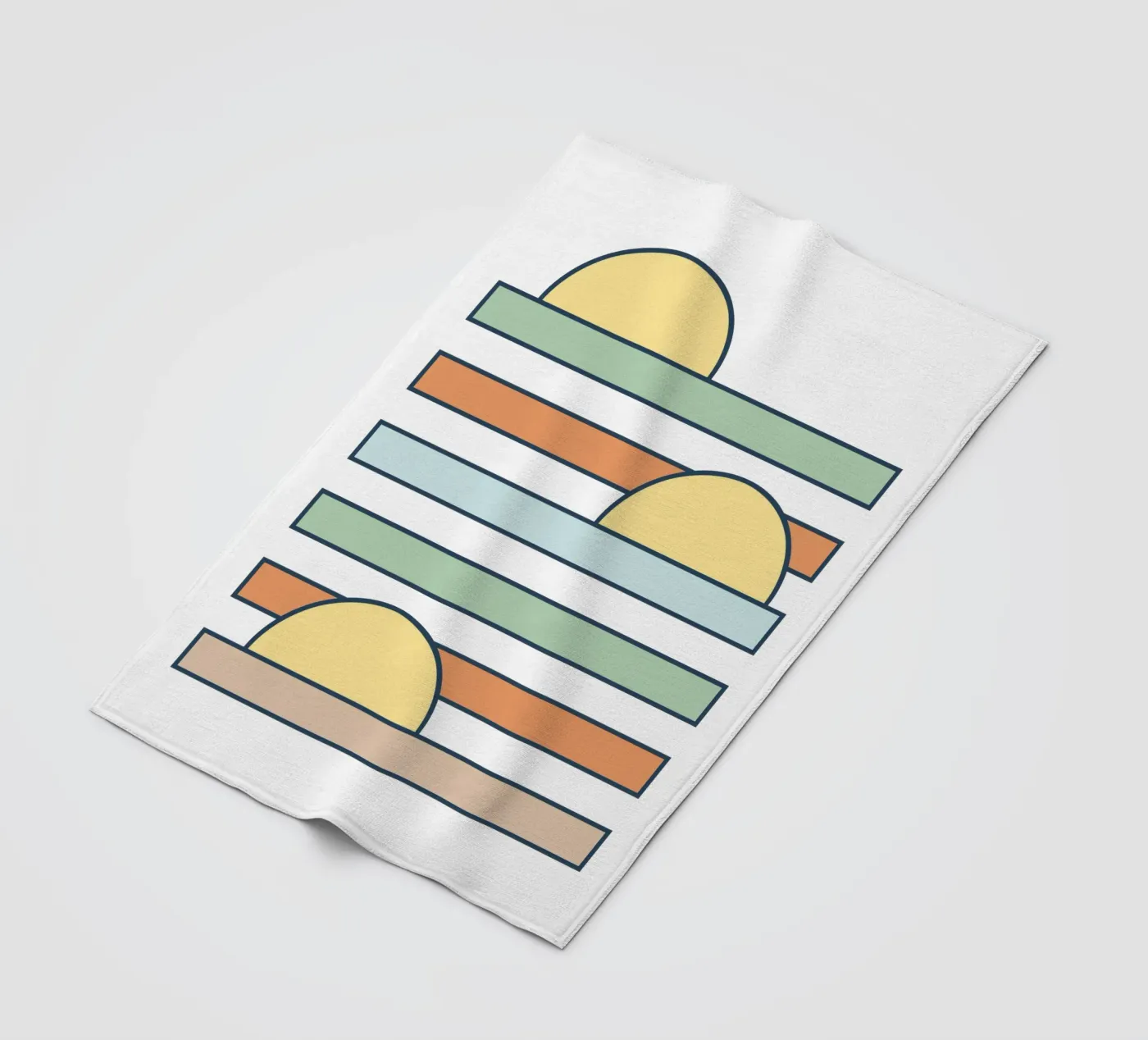 Sun drop fleece blanket by BAINAI