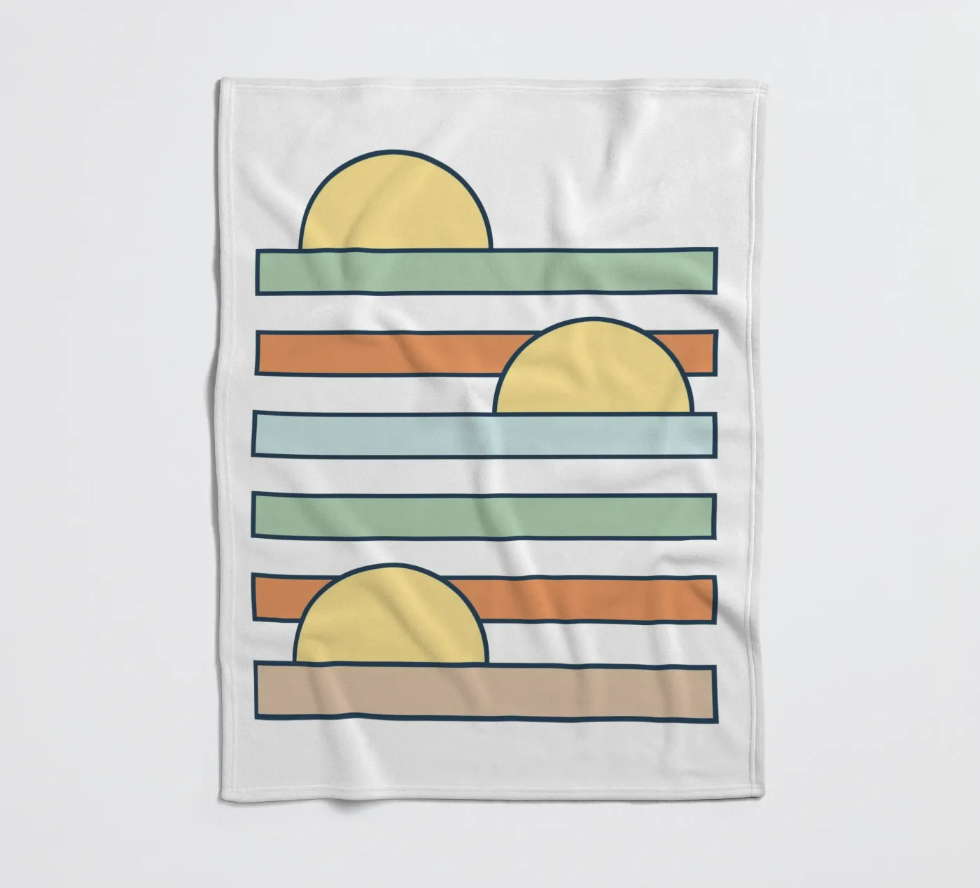 Sun drop Fleecedecke von BAINAI