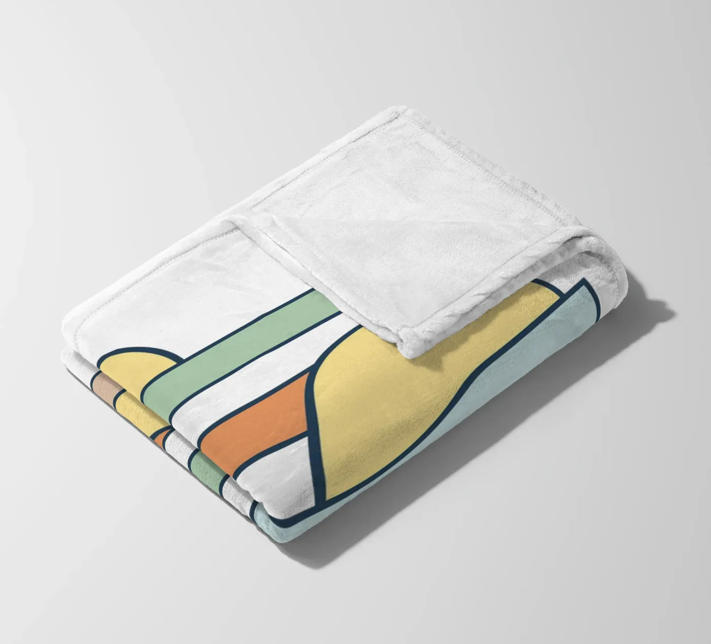 Sun drop fleece blanket by BAINAI