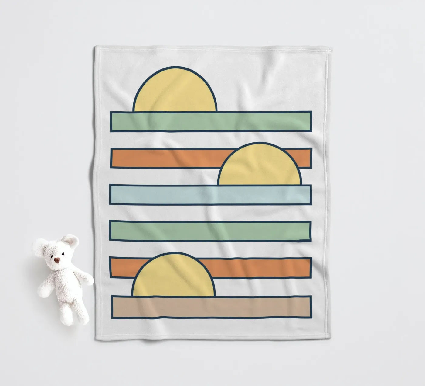 Sun drop Fleecedecke von BAINAI