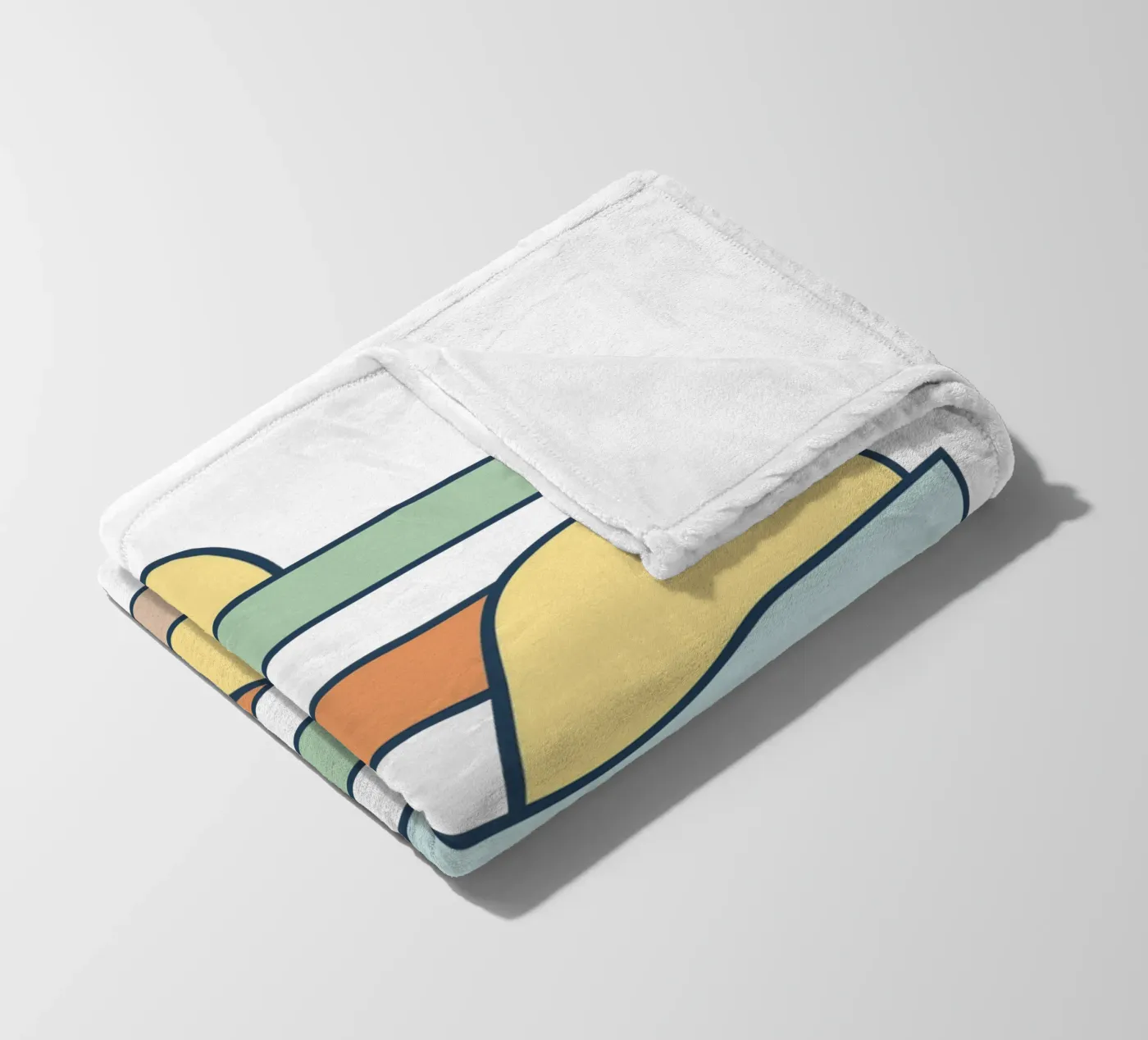 Sun drop fleece blanket by BAINAI