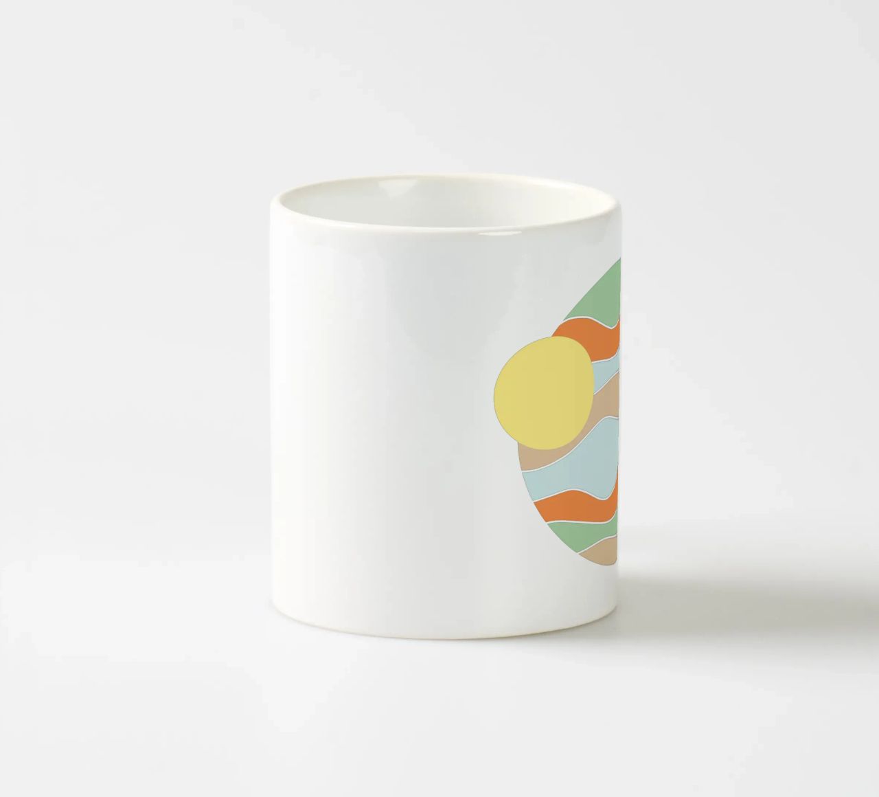 Retro abstract I tazza in ceramica da BAINAI