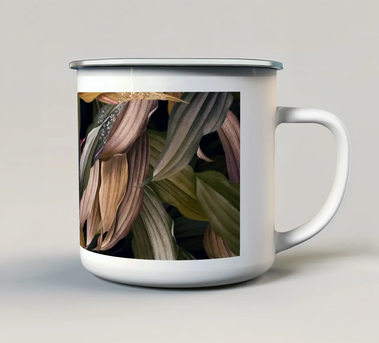 Tropical Magic Forest IV tazza in smalto da burcukorkmazyurek