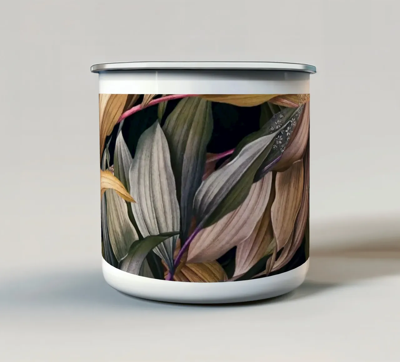 Tropical Magic Forest IV tazza in smalto da burcukorkmazyurek