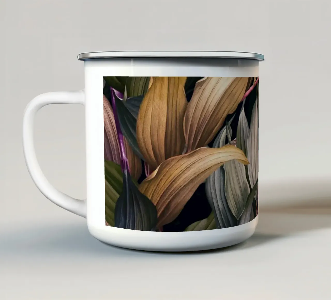 Tropical Magic Forest IV tazza in smalto da burcukorkmazyurek